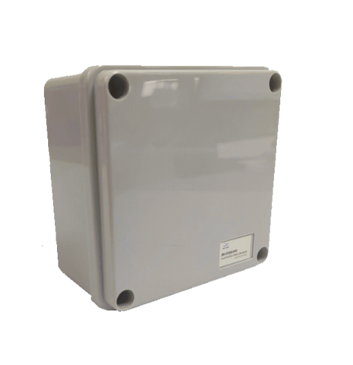 Caja Plástica de Tapa Opaca, 10cm X 10cm X 8cm, Multiusos, Grado de Protección IP66, Fabricado en Material Autoextinguible, Resistente a la Abrasión, SBE TECH SBE-OP10010080