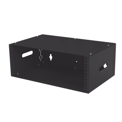 Gabinete de Montaje en Pared Liviano, Cuerpo Fijo con Rack, de 19in, 4UR (Unidades de Rack), Color Negro, LINKEDPRO LPWR50304U