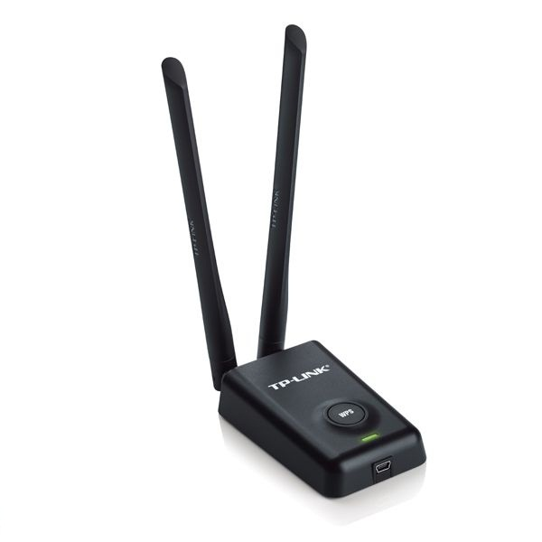Adaptador USB - WiFi, 2 Antenas de 5dBi, Hasta 300 Mbps, Longitud del Cable 1.5 Metros, Color Negro, TP-LINK TL-WN8200ND