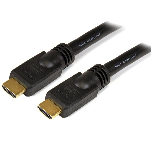 Cable de Video HDMI de Alta Velocidad, 12.1 Metros, 2x HDMI Macho, Color Negro, Ultra HD 4k x 2k, STARTECH HDMM40