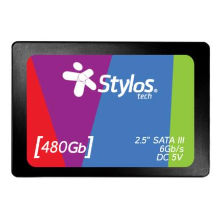 Unidad de Estado Solido (SSD), Capacidad 480GB, F. F. 2.5", SATA 3.0 (6Gb/s), STYLOS STMSSD3B