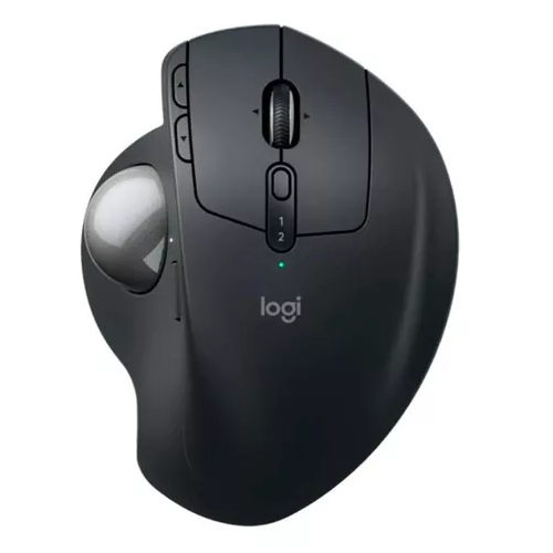 Ratón (Mouse) MX Ergo S, con TrackBall, 6 Botones, Inalámbrico, Recargable, Color Grafito, LOGITECH 910-007261