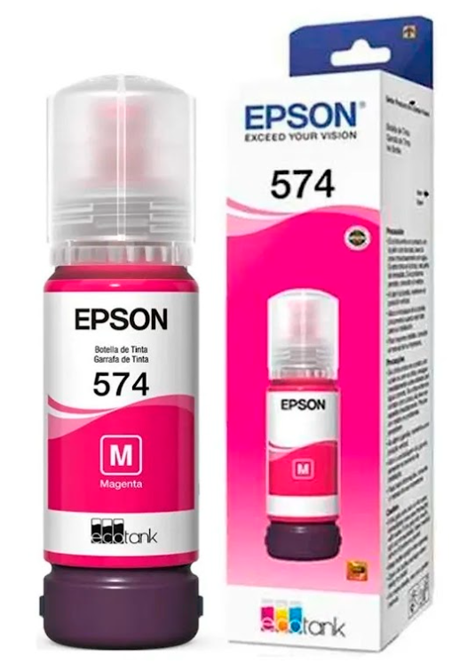 Botella de Tinta Color Magenta, Rendimiento Aprox, 7,300 pags, para L-8050, EPSON  T574320-AL