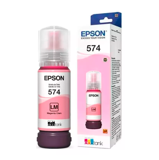 Botella de Tinta Color Magenta Claro, Rendimiento Aprox, 7,300 pags, para L-8050, EPSON T574620-AL