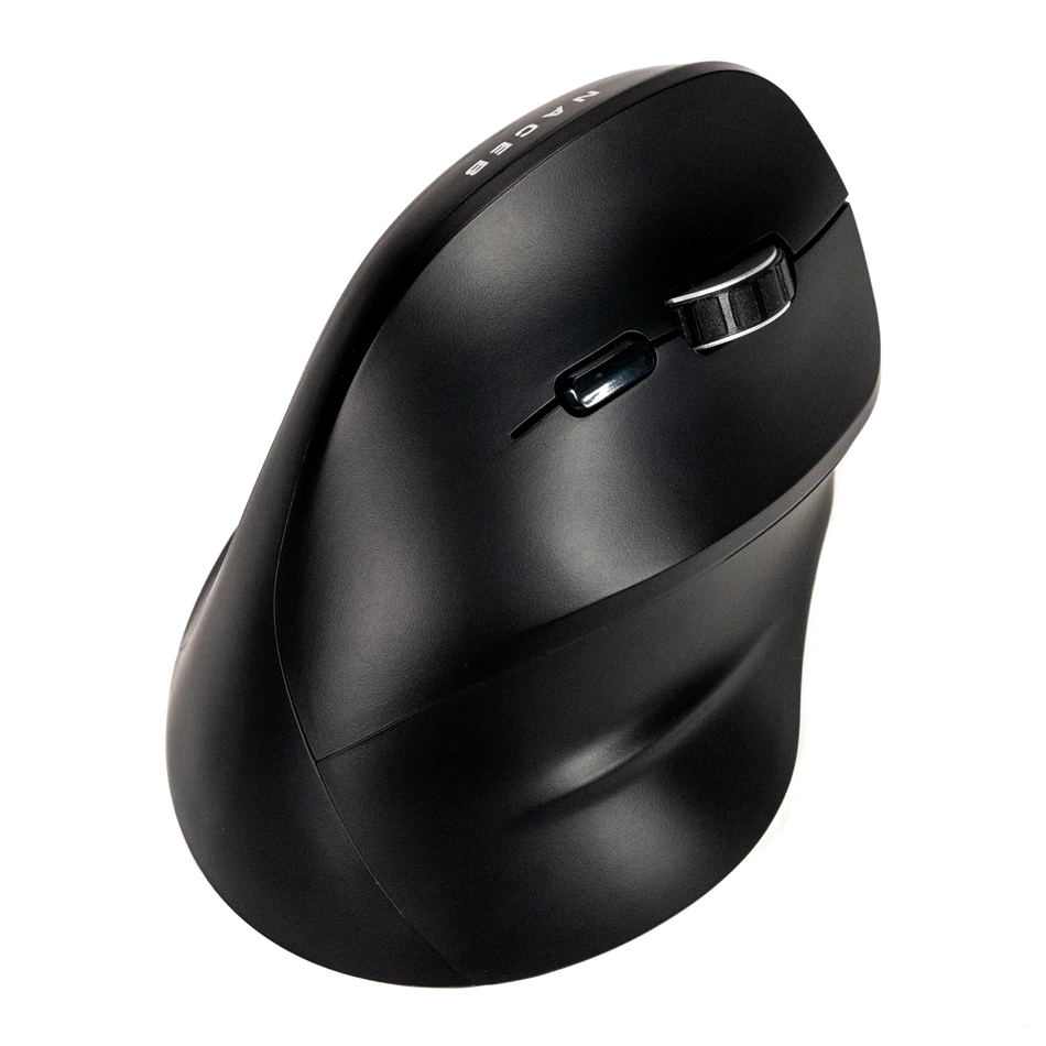 Ratón (Mouse) Inalámbrico en Angulo Vertical VS1, USB Bluetooth, 5 Botones, NACEB NA-0130