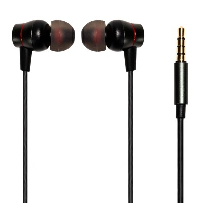 Audífonos, Conexión 3.5 mm, Micrófono Integrado, Control de Audio, Color Negro, Longitud Cable 1.2 Metros, NACEB NA-0320