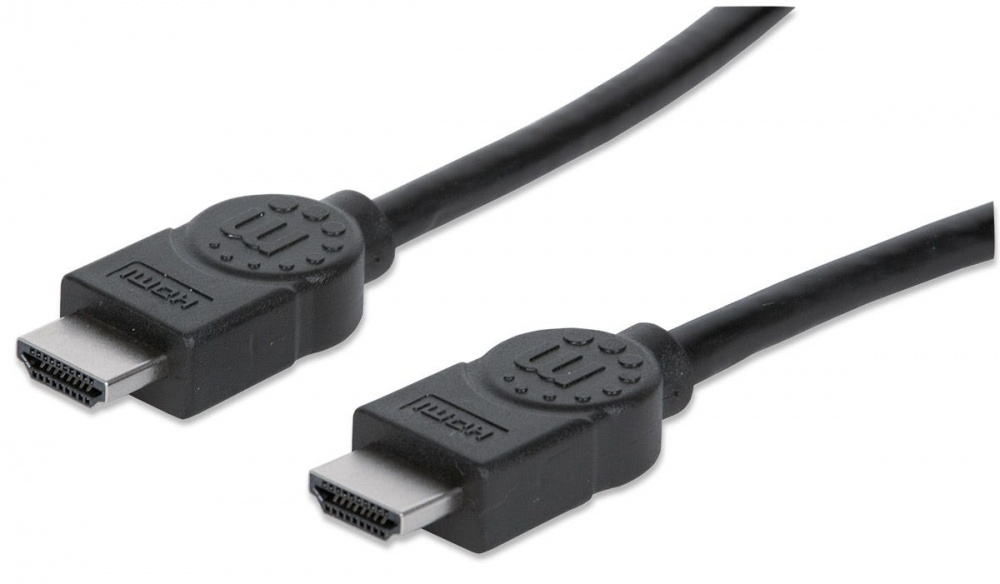 Cable de Video HDMI - HDMI (M-M), Soporta 4K, 30HZ, Certificado Premium, 1 Metro, MANHATTAN 308816