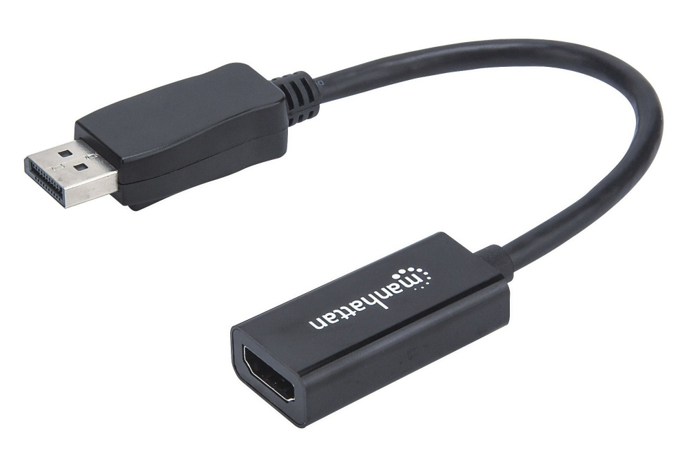 Adaptador de Video DisplayPort - HDMI (M-H), MANHATTAN 151634