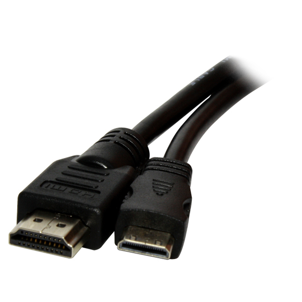Cable de Video HDMI - Mini HDMI (M-M), Versión 1.3, Longitud 1.80 Metros, XCASE HDMIEAC-180