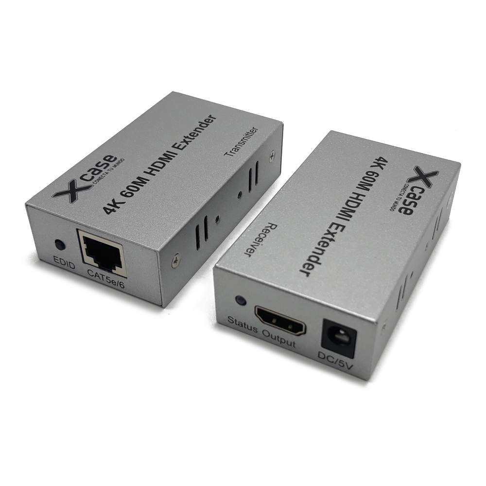 Extensor de Video HDMI sobre 1 Cable UTP, hasta 60.0 Metros, XCASE HDMIEX604K