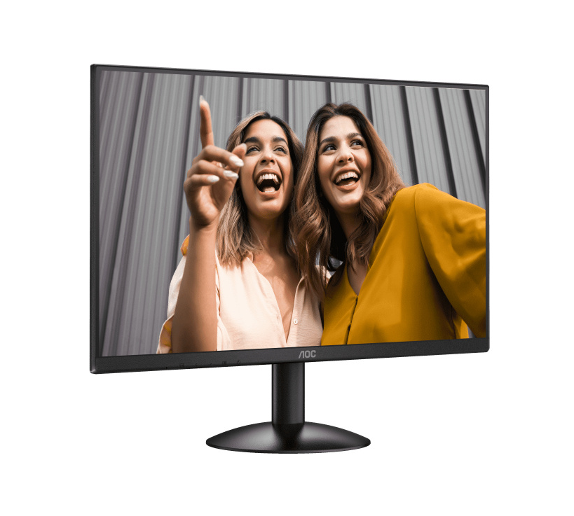 Monitor LED 23.8", 1920x1080 Full HD, FreeSync, 75Hz, HDMI / VGA, Vesa 100X100mm, Color Negro, AOC 24B30HM