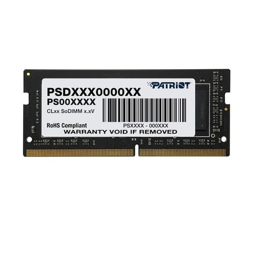 Memoria RAM SO-DIMM DDR4, (3200MHz) 32 GB, CL19, 1.2V, PATRIOT PSD432G32002S