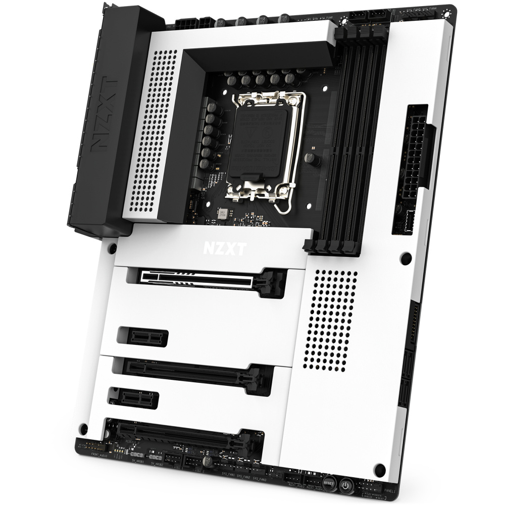 Tarjeta Madre (Mobo) ATX N7 Z790, Chipset Intel Z790, para Intel 12/13/14va Gen Socket 1700, 4xDDR5, Integrado: AudioHD, Red, USB 3.1 y SATA 3.0, M.2, ATX, HDMI, Color Blanco, NZXT N7-Z79XT-W1