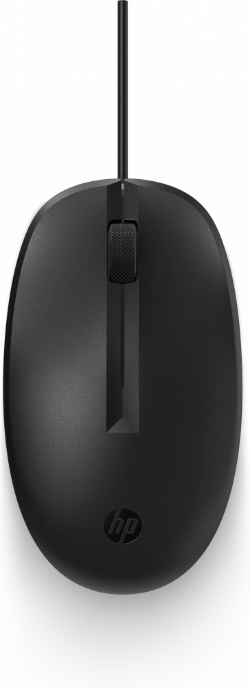 Ratón (Mouse) Wired 125, Alámbrico USB, 1200 Dpi, Color Negro, HP 265A9UT