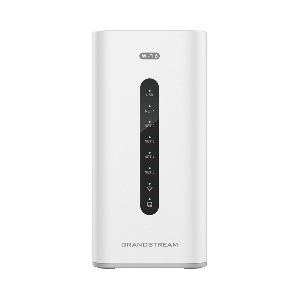 Conmutador 4 en 1: Firewall Nueva Generación, Router Wi-Fi, PBX IP, Switch, Incluye un AP Wi-Fi 6 de Doble Banda, GRANDSTREAM GCC6010W