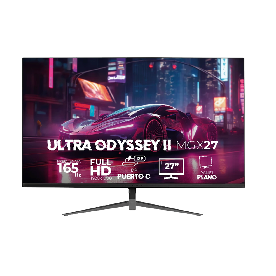 Monitor Gamer Plano, 27" BALAM RUSH ULTRA ODYSSEY II MGX27, 1ms, 165Hz, 1920x1080 Pixeles, FHD, 1xHDMI / 1xDP, ACTECK BR-938297