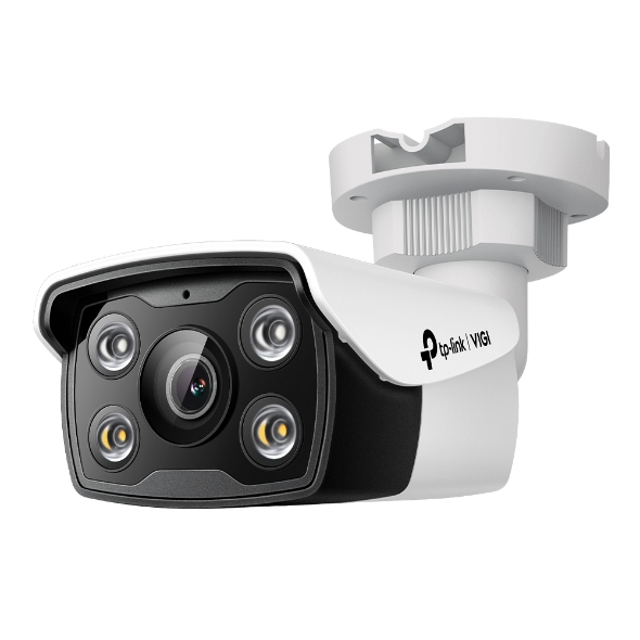 Cámara IP Bala (Bullet), Full Color, para Exteriores, 5 MP, IR 30 Metros, IP67, Web, PoE/DC 12 V, WDR 120 dB, Micrófono/Altavoz Integrado, Ranura MicroSD, TP-LINK VIGI C350(2.8MM)