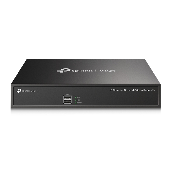 NVR 8 Canales, Ancho de Banda Entrante 80 Mbps (hasta 8 Canales), 1 Interfaz SATA (hasta 10TB), 1 Puerto 100 Mbps, 2 USB 2.0, 12VCC 1.5 A, Puerto VGA / HDMI (hasta 4K), Salidas Sincrónicas, TP-LINK VIGI NVR1008H