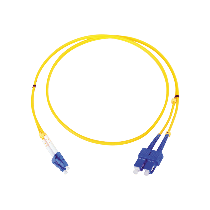 Jumper de Fibra Óptica Monomodo LC/SC Dúplex, de 1 Metro, LINKEDPRO LP-FO-6060B