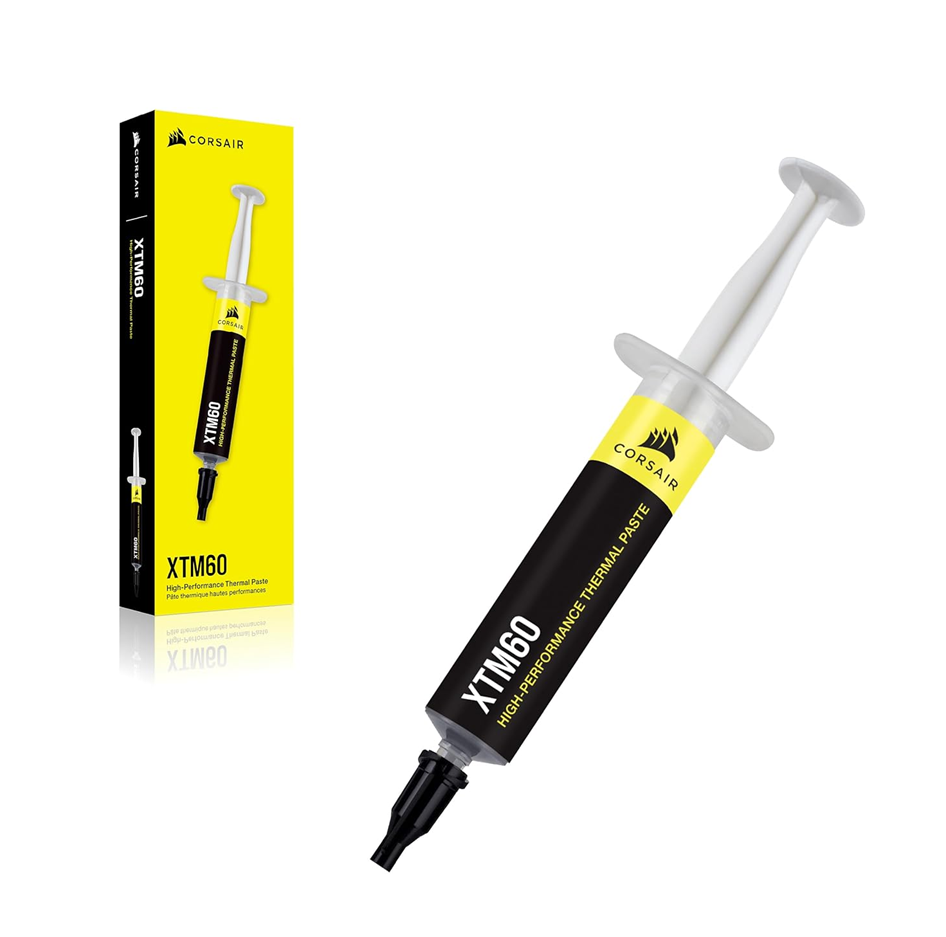 Pasta Térmica para CPU o GPU, Alto Rendimiento, 3g – Baja Viscosidad, Estabilidad a Largo Plazo, Fácil Aplicación, Tarjeta Aplicadora Incluida, CORSAIR CT-9010015-WW