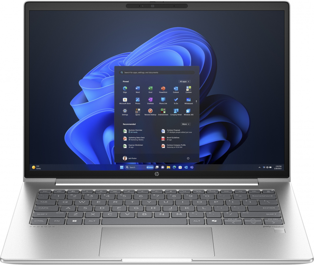 Computadora Portátil (Laptop) ProBook 440 G11, Intel Ultra 7 155U, RAM 8GB DDR5, SSD 512GB, 14" LED, Video Intel Graphics, Win 11 Pro, HP A41YVLT#ABM