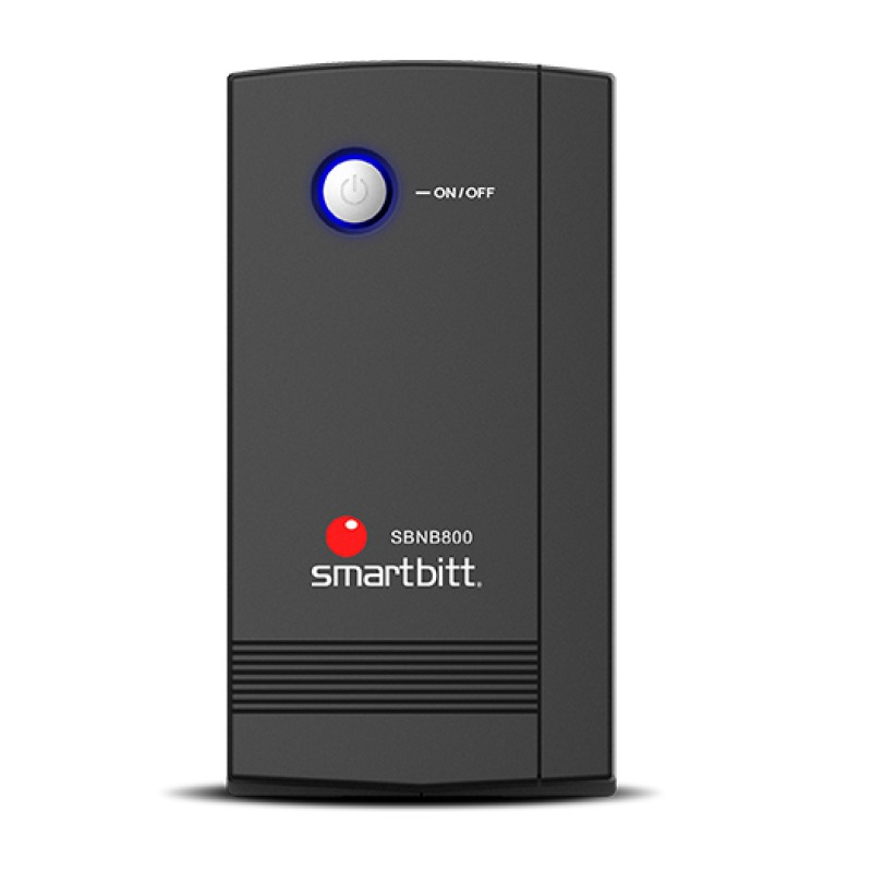 UPS (No Break) Smart Interactive 800va, 400W, Entrada 84-148V, Salida 100-120V, 6 Contactos, SMARTBITT SBNB800