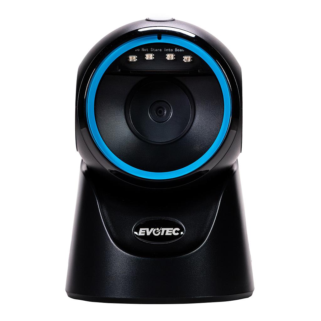 Lector de Códigos de Barras, Omnidireccional, QR(1D/2D), USB, Color Negro, NACEB EV-3008