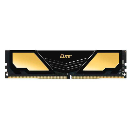 Memoria RAM DDR4 U-DIMM, Elite Golden PC4-21300 (2666MHz), 8GB, 1.2V, CL16, Color Negro Oro, TEAMGROUP TPD48G2666HC1901