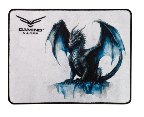 Mouse Pad Gamer Dragox II, Antiderrapente, Resistente al Agua, 326mm x 250mm, Color Negro, NACEB NA-0977