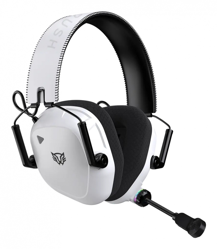 Audífonos Gamer Tipo Diadema BALAM RUSH, Piloto Pro HS808, para Smartphone/PC, Alámbrico/Inalámbrico, USB-C, Negro/Blanco, ACTECK BR-938594