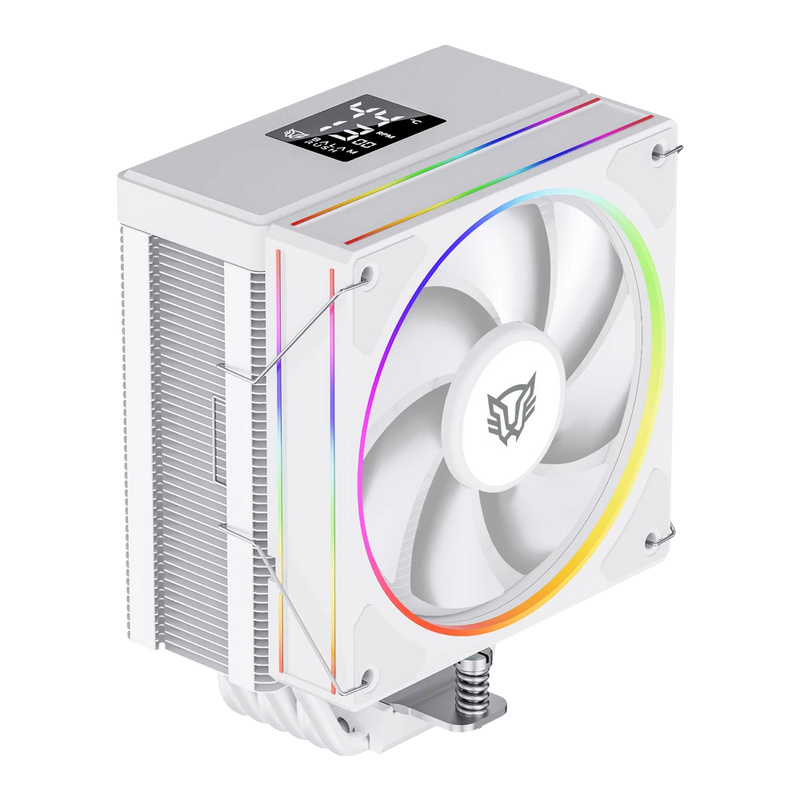 Disipador de Calor P/ CPU BALAM RUSH,  Heliux Pro HEX65 ARGB, 120mm, Compatible Socket 1200 / 1700, AM4 / AM5, Color Blanco, ACTECK 	 BR-941976