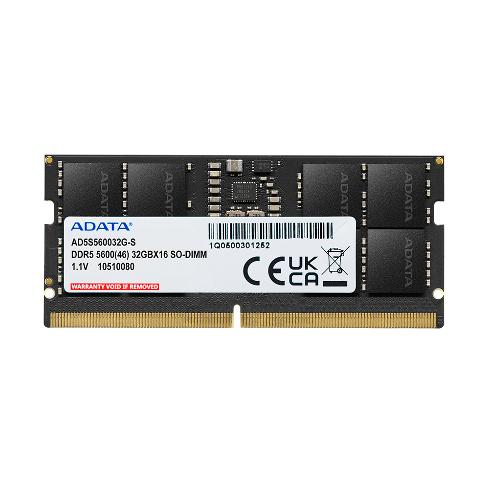 Memoria RAM SO-DIMM DDR5, 5600 MHz, 16GB, 1.1V, CL46, ADATA AD5S560016G-S