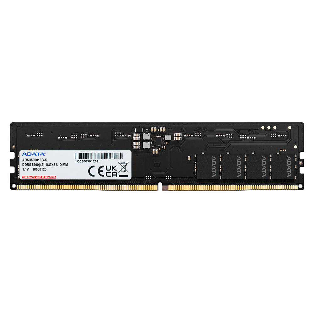 Memoria RAM DDR5 U-DIMM, 5600MHz, 16GB, ECC, CL46 ADATA AD5U560016G-S