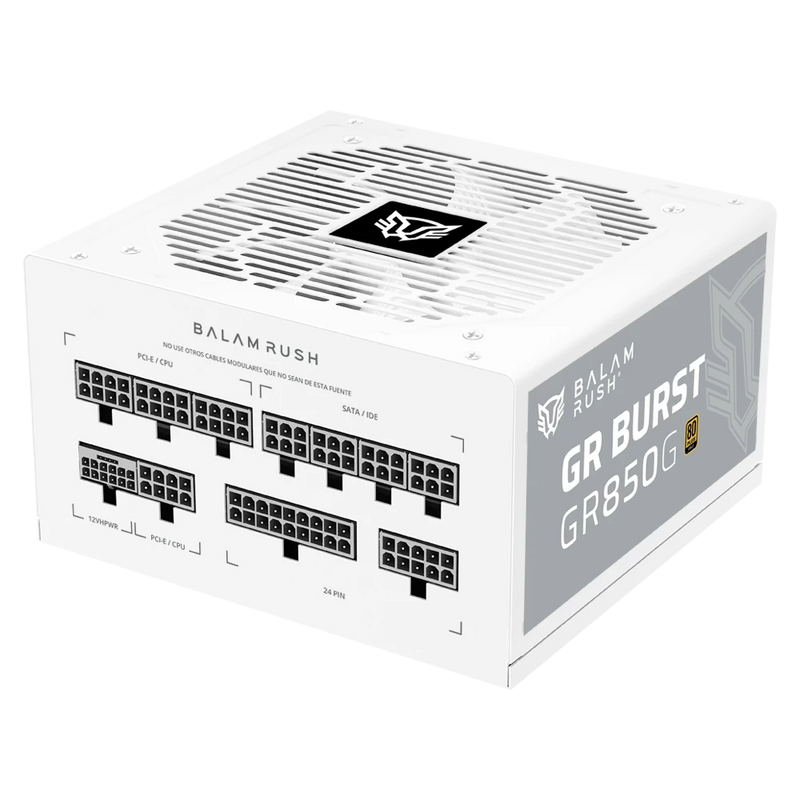 Fuente de Poder Certificada Balam Rush GR Burst GR850G, 80 PLUS GOLD, 850W Full Modular, ATX, ACTECK BR-940320