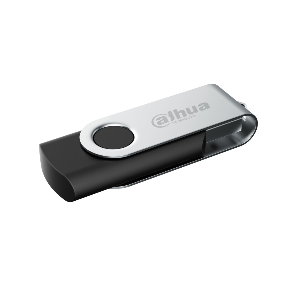 Memoria Flash USB 2.0, Lectura 25MB/s, Escritura 10MB/s, Color Negro, DAHUA DHI-USB-U116-20-16GB