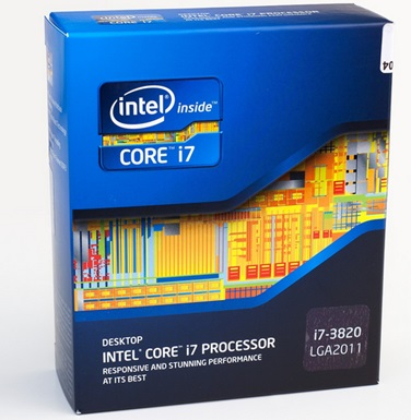 Procesador (CPU) Core i7-3820, 2da Generación, 3.60 GHz (hasta 3.80 GHz), Sin Gráficos, Socket 2011, Caché 10 MB, Quad-Core, 32nm, INTEL BX80619I73820