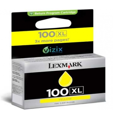 Tinta Lexmark #100xl Amarillo Rend Alto