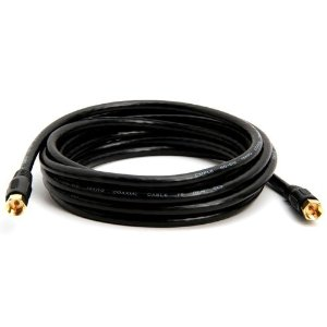 Cable Coaxial GE RG6 color Negro