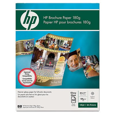 Papel HP Glossy para Folletos & Flyers 8.5x11 Inket 50 Hojas (doble lado)
