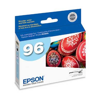 Cartucho de Tinta 96 Stylus Photo R2880, Color Cian Claro, EPSON T096520