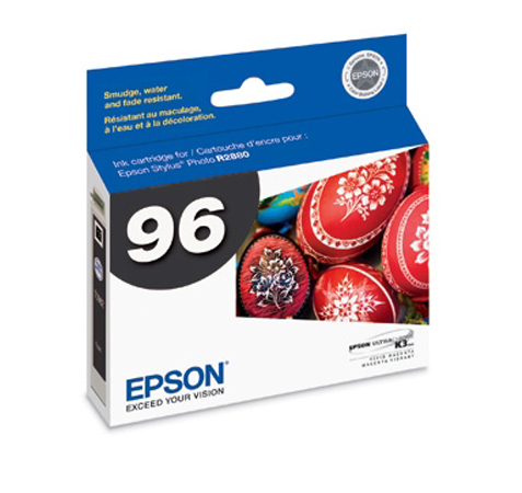 Cartucho de Tinta 96 Stylus Photo R2880, Color Negro, EPSON T096820-AL