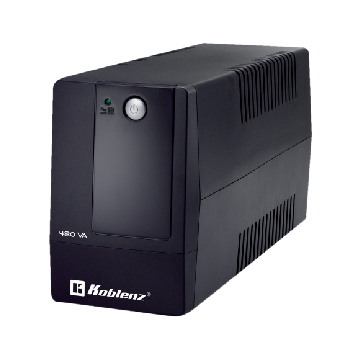 UPS (No Break), Modelo 4816 R Línea Interactiva, 480VA / 240W, Entrada 90 - 145V, Salida 120V, 4 Contactos, KOBLENZ 00-4202-4