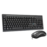 Teclado y Ratón (Mouse) Modelo AK2-2200, Español, 105 Teclas / 3 Botones, Alámbricos (USB), ACTECK WKTE-004