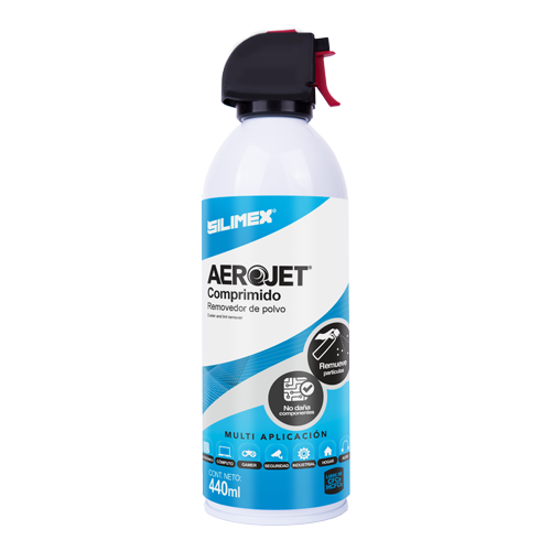 Removedor de Polvo (Aire Comprimido), Contenido 440 Mililitros, SILIMEX AEROJET440