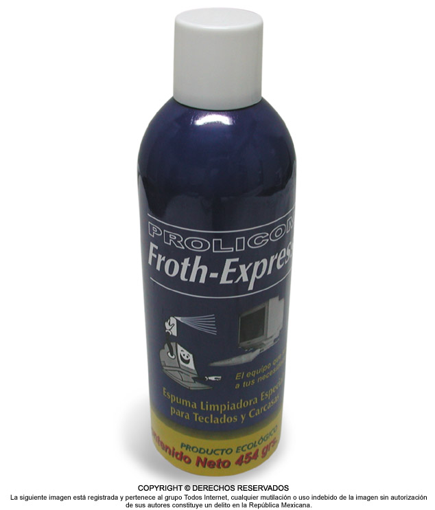 Espuma Limpiadora Especial P/Teclados y Carcasas, Contenido 454 Gramos, Modelo Froth-Express, PROLICOM PROL-02