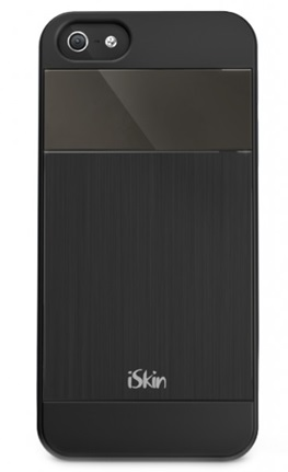 Funda iSkin Aura para iPhone 5 & 5S Color Negro / 733108004853