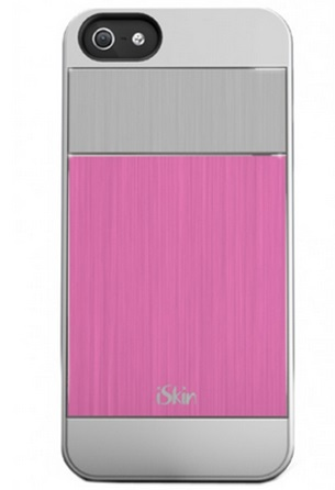 Funda iSkin Aura para iPhone 5 & 5S Color Rosa / 733108004914