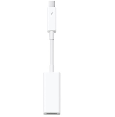 Adaptador Thunderbolt - Ethernet (RJ45) 10/100/1000, APPLE MD463BE/A