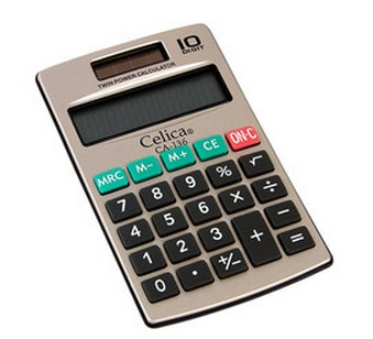 Calculadora de Bolsillo, 10 Dígitos, Color Negro, Dual, CELICA CA-136