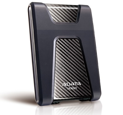 Disco Duro Externo Durable HD650, Capacidad 1TB (1,000GB), Interfaz USB 3.1, Color Negro, ADATA AHD650-1TU31-CBK